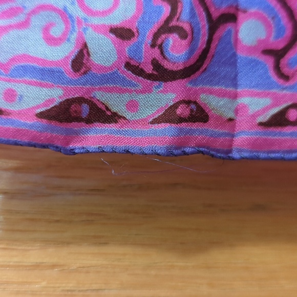 Vintage silk scarf - Picture 4 of 5